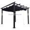 3x3m Outdoor Square Easily Assembled Metal Pergola Gazebo