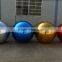 Diameter 1m to 4m giant and big gold disco mirror ball with ring to hang for party celling decor