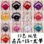 fabric flower headband with rhinestone in center for kids hair accessories