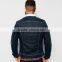 winter fashion warm black denim jacket men with fur