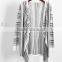 2016 womens multi-color striped sweater coat cardigan