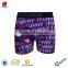 Latex Mens Boxer Underwear / Breathable Printed Mens Boxer