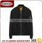 Wholesale OEM Mens Fashion Black Bomber Jacket With Sleeve Pocket