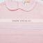 Long Sleeve Polo Neck Knitted Baby Clothes Romper With Hat