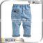 Wholesale Cheap Fashion Blue Linen and Cotton Blend Chino Pants