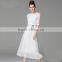 Z&M 2017 New White Fashion women dress green silk dress short sleeve green dress