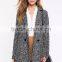 New arrival notch collars women coat elegant long sleeves winter coat woman