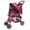 4 Wheels Pet Stroller Cat Dog Cage Stroller