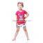 wholesale baby girl clothes hipster pink and white boutique childrens clothes set