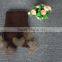 Hot wholesale fashion long scarf lady pure color stretch knit scarf with fur balls
