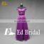 Customized Appliques Black Fat Women Floor Length Long Two Piece Prom Dress