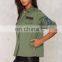 Fashion Embroidered Patch detail At Ease Boxy Silhouette Jacket