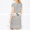 Maternity Clothes Manufacturer Stripe Detail Sleeveless 100 Cotton Wholesale summer maternity clothes