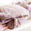 Keep warm big hippopotamus shape plush blankets for baby sleeping