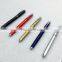 1pcs/lot New arrival stainless steel rod rotating metal ballpoint pen commercial ballpoint pen gift stationery