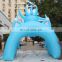 inflatable dragon tunnel inflatable football mascot for sports event