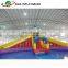 Big Inflatable Water Pool With Slide / Inflatable Water Amusement Park Equipment