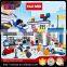 Funny series educational toys for kids 2016 newest police station building block set