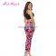 High Quality oem plus size brushed peach skin soft digital print latest design leggings