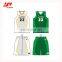 Wholesale sports clothing custom printed 100% Polyester quick dry white basketball jersey design