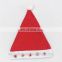 OEM Wholesale Fashion Novelty LED Flashing Non Woven Fabric Santa Claus Christmas Hat with Light and Music In Various Designs
