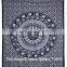 Indian Wall Tapestry Black And White Double Elephant Yoga Mat Bohemian Mandala Beach Tapestry