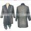 Mesh Knot 3 Quarter Sleeve Old Women Kimono Cardigan Office Wear