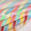 2016 popular stripe iridescent organza fabric for stage costume