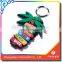 Guangzhou promotional gifts pvc rubber keychain/company advertising pvc keychain