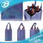 Wholesale Promotional Big Capacity 6 or 4 Bottles Foldable Reusable Custom Wine Bag Non Woven Wine Bag