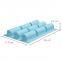 Free Sample Food Grade Heat resistant Nontoxic Silicone Cake Mould Baking Mousse Pudding Mould Tool 9holes