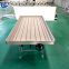 Ebb and flow rolling table, metal rolling bench in greenhouse