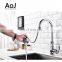 ShenZhen Hot Sale High Quality Contemporary Pull Out Single Handle Metal Kitchen Sink Faucet