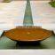 New trend oriental corten steel pond outdoor wall fountain waterfall for garden