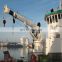 Hydraulic 10t/12m Vessels Single Arm Crane