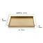 Brass handle tea tray, special for 357/400g tea cake, support customized size