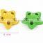 Rubber star shape pet toy treat food dispensing toy for dog