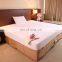 White Waterproof Cold Resistant Coral Fleece Mattress Protector