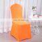 Hotel wedding banquet solid color spandex fabric lycra chair cover