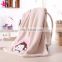 100 Coral Fleece Solid Color Adorable Embroidery Faux Fur Throw Baby Soft Animal Baby Monkey Plush Toy Swaddle Blanket