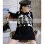 [Minimum batch of 6] 2020 autumn new girl T-shirt all-match western style mid-length T-shirt cow vest two-piece