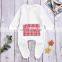 Male and Female Infants and Children Pure Cotton Knitted Pit Strip Lattice Pocket One-piece Romper Romper Wrap Foot