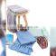 Home Decor Bed Sofa Couch Chair Lightweight light green Knitted Throw Blanket with Bright Silk Thread