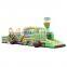 inflatable sport slide train tunnel obstacle course game for sale