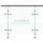 New Arrival indoor Glass Ss Inox 304 316 Balcony Balustrade Railing System Supplier From China