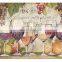 Customized full color printing tempered glass cheese  and chopping board