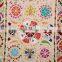 Hand Embroidered Suzani Throw Handmade Suzani Wall Hanging Indian Suzani Twin Blanket