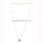 Fashionable new simple design chain necklace, heart charm necklace wholesale