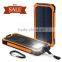 Hot sale Solar power bank 30000mah portable LED Camp Light solar battery for all digital products charging outdoor lighting