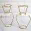 Centerpieces Decorations Gold Geometric Metal Flower Vase Test Tube Vase holder